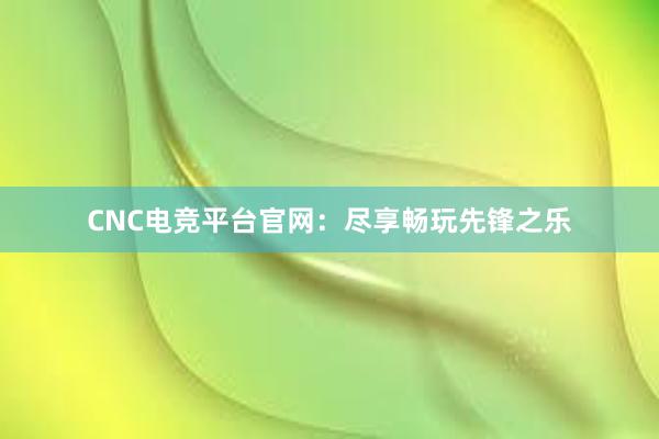 CNC电竞平台官网：尽享畅玩先锋之乐